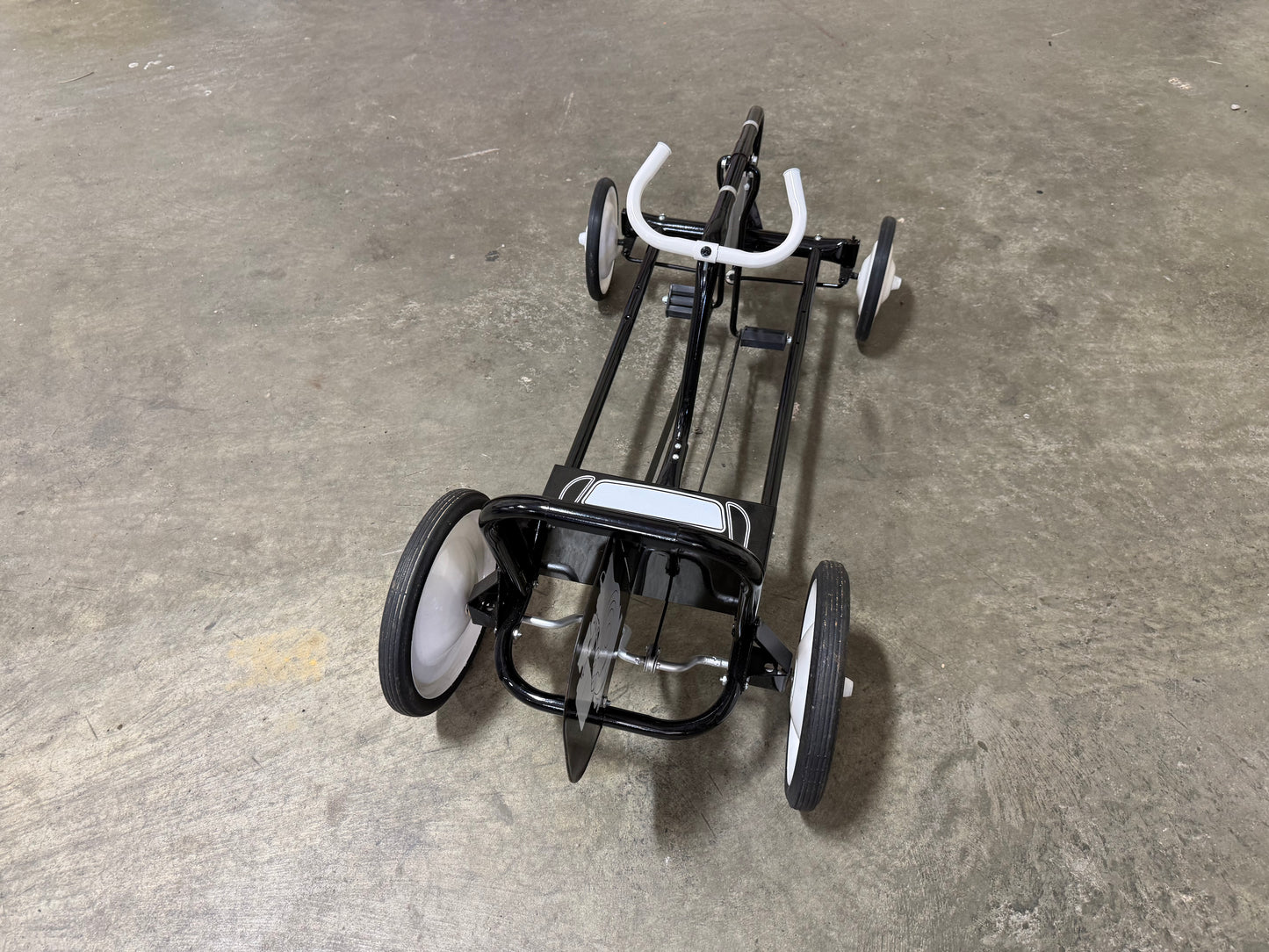 AMF Black Scat Pedal Car