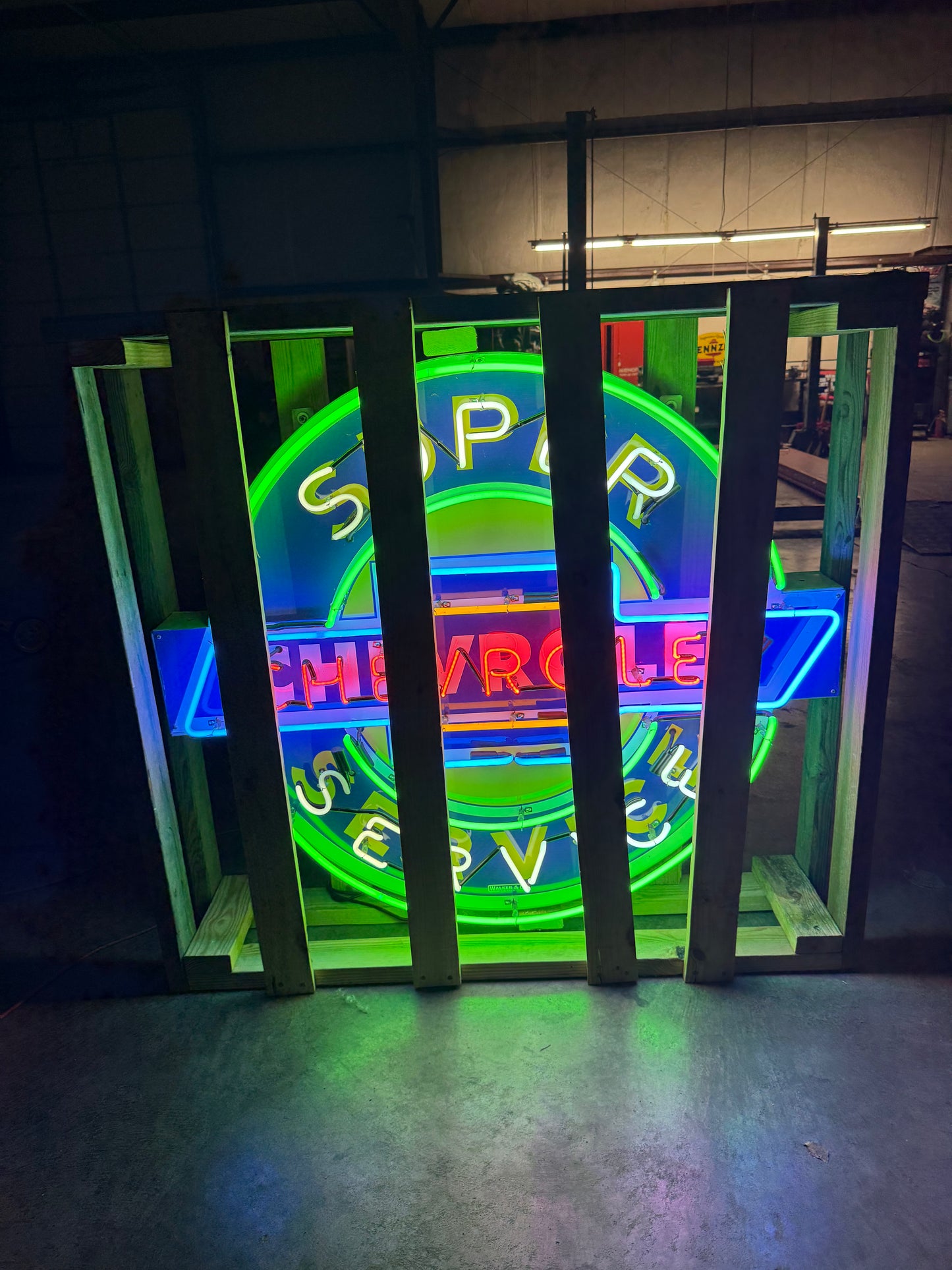 Chevrolet Super Service SS Neon Sign