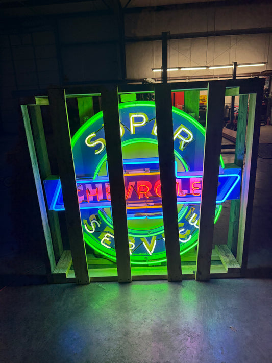 Chevrolet Super Service SS Neon Sign
