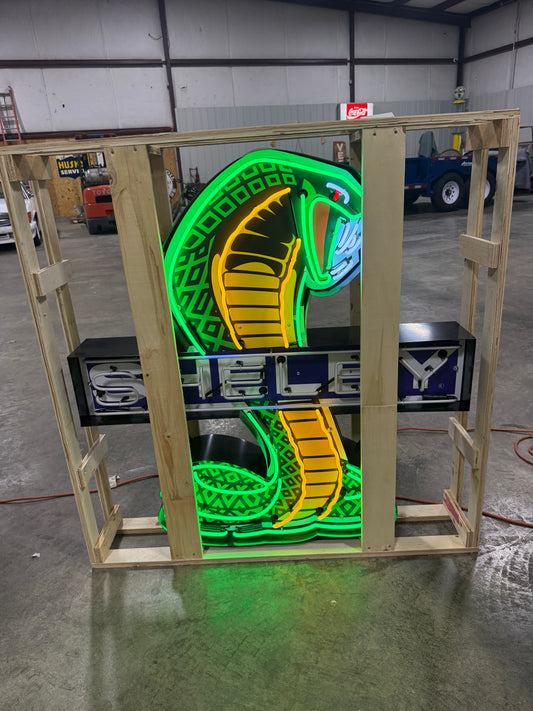 Shelby Snake SS Neon Sign