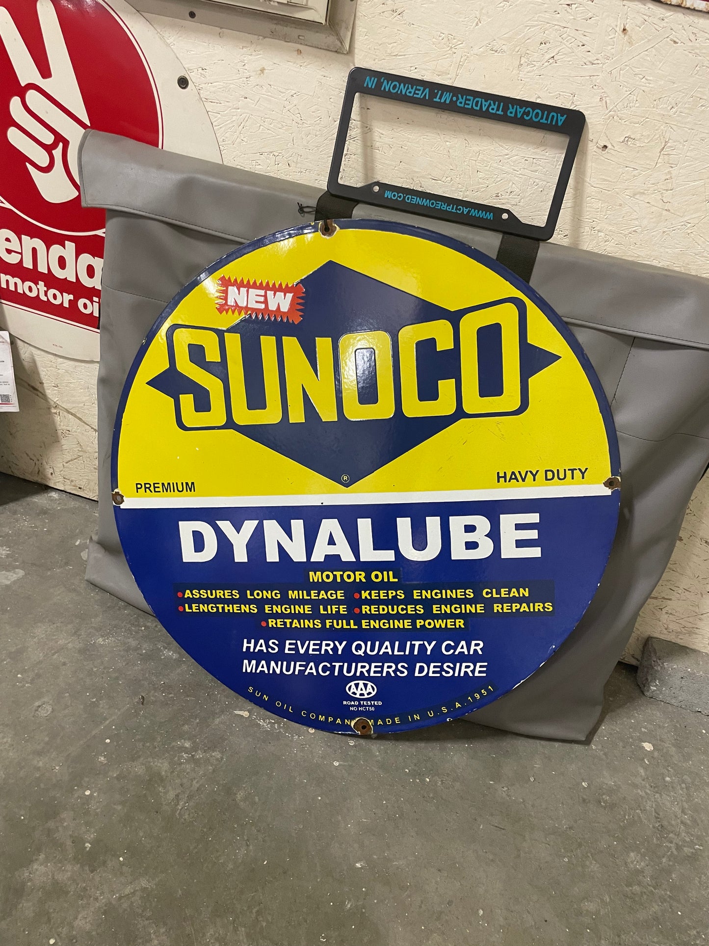 Sonoco Dynalube SSP Sign