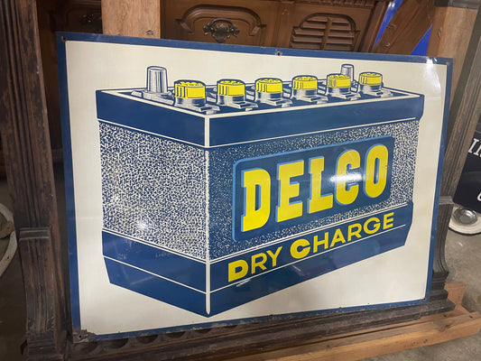 Delco Dry Charge SST Sign