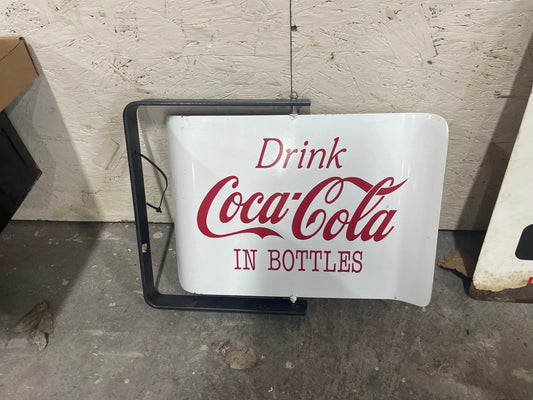 Coca-Cola Double Sided Spinning Tin Sign