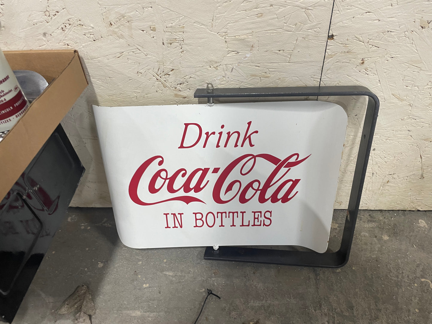 Coca-Cola Double Sided Spinning Tin Sign