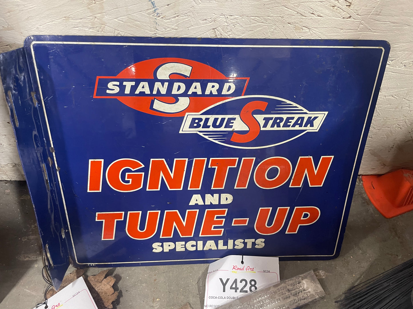 Standard Blue Streak Ignition and Tune-Up Tin Flange