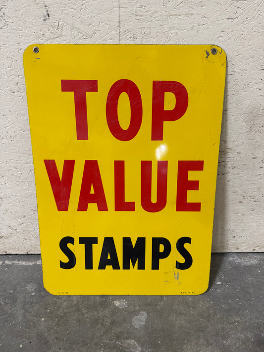 Top Value Stamps DSP Sign