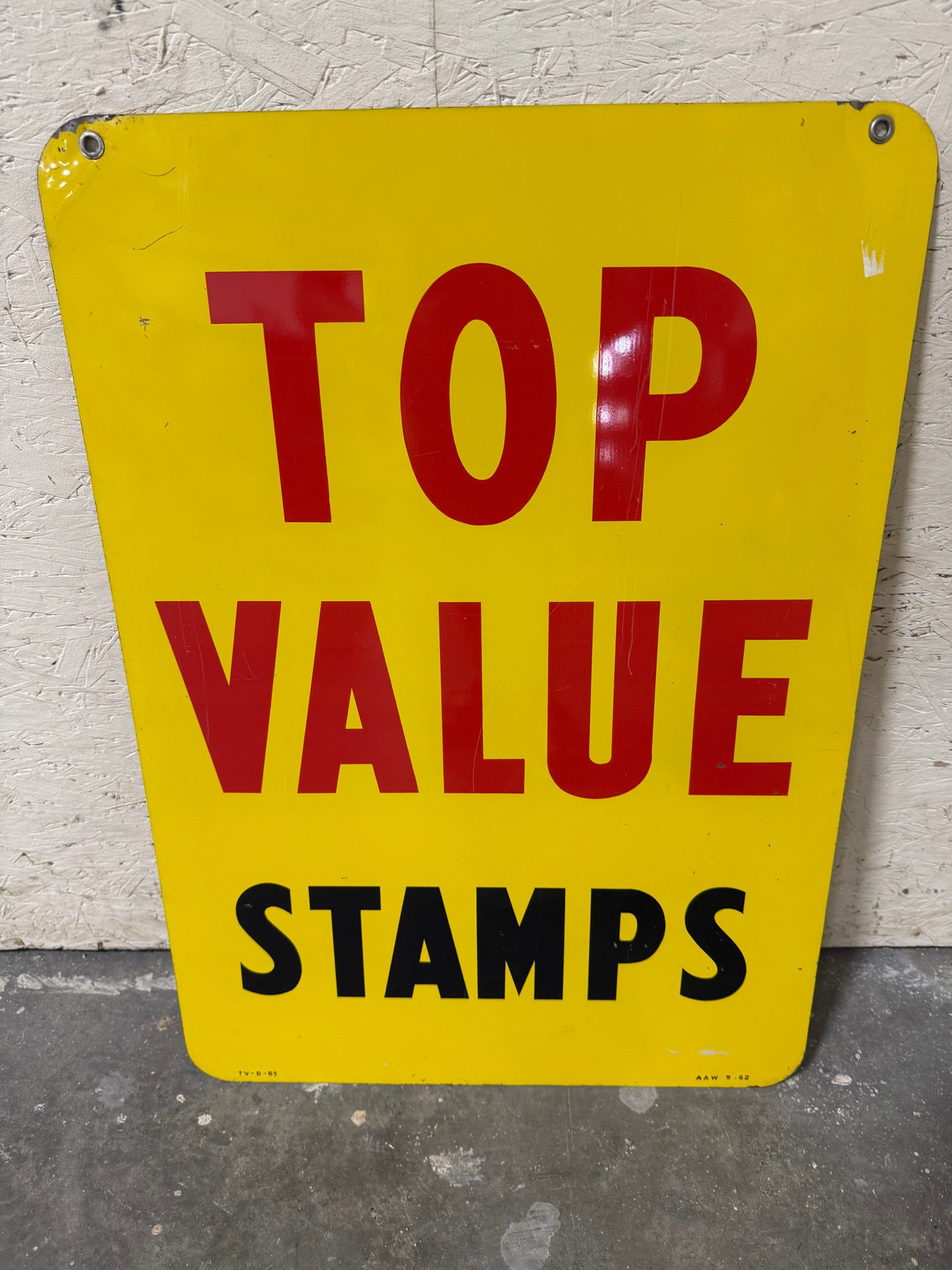 Top Value Stamps DSP Sign
