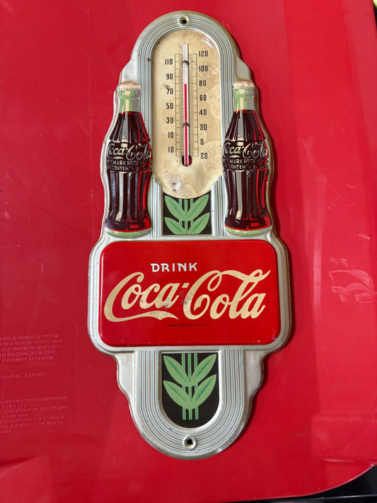Coca Cola Tin Thermometer