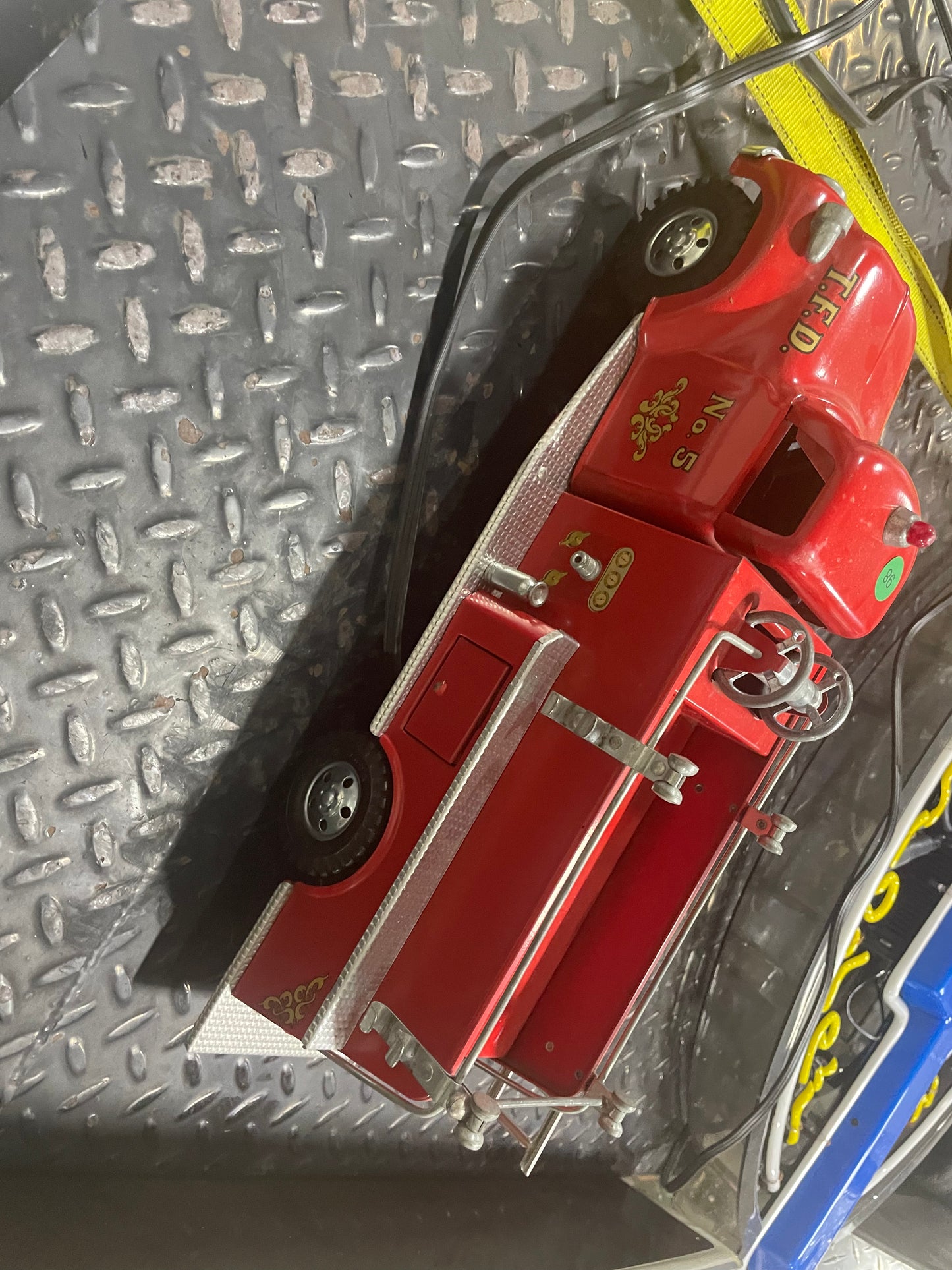 Metal Tonka Fire Truck Toy  1950s