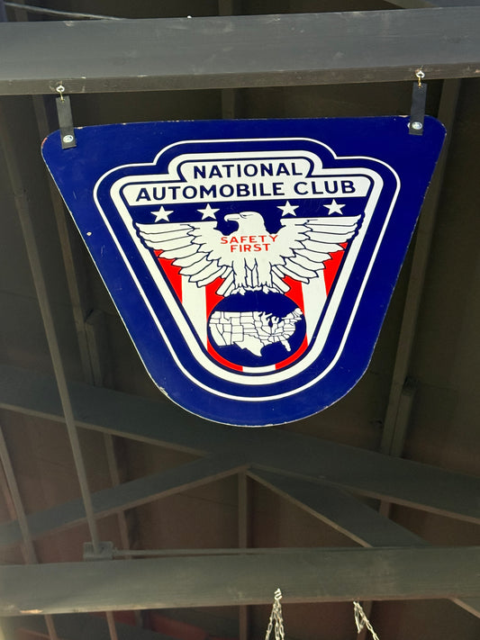 National Automobile Club Triangle Sign No Bracket