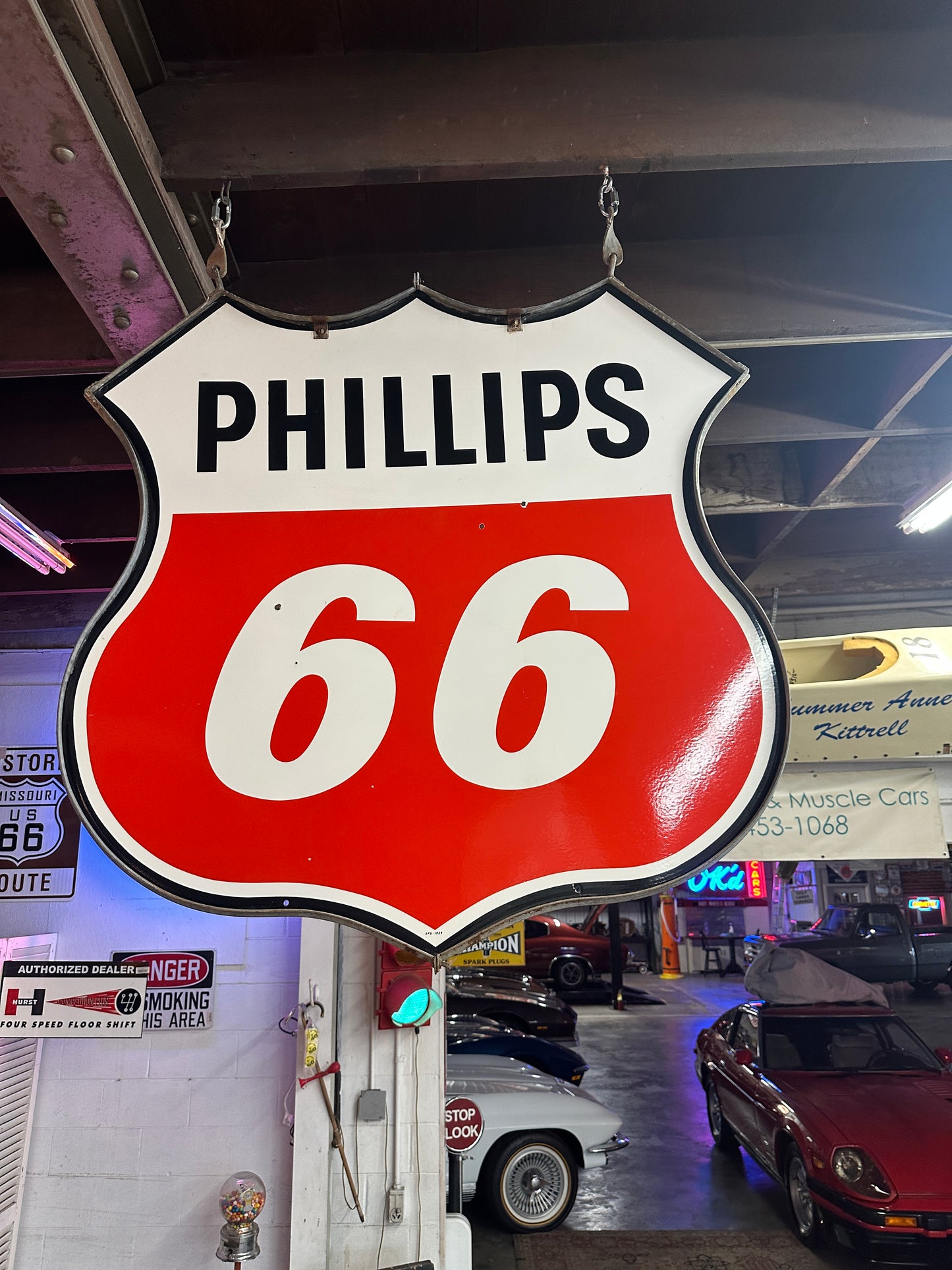 Phillips 66 Hanging Sign