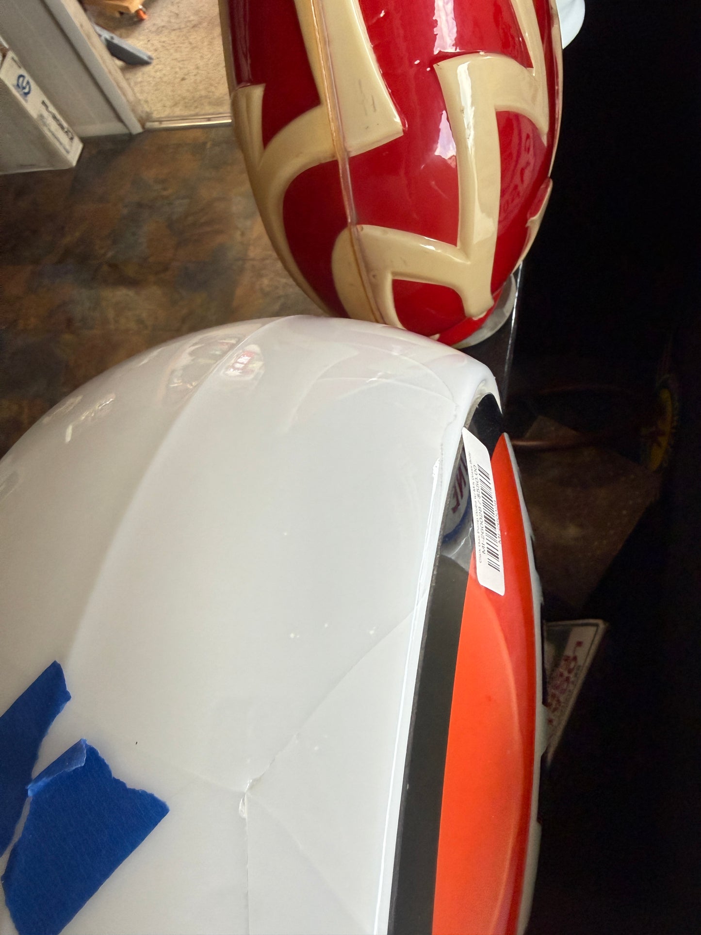 Clark Gas Pump Globe w/ Milk Glass Body