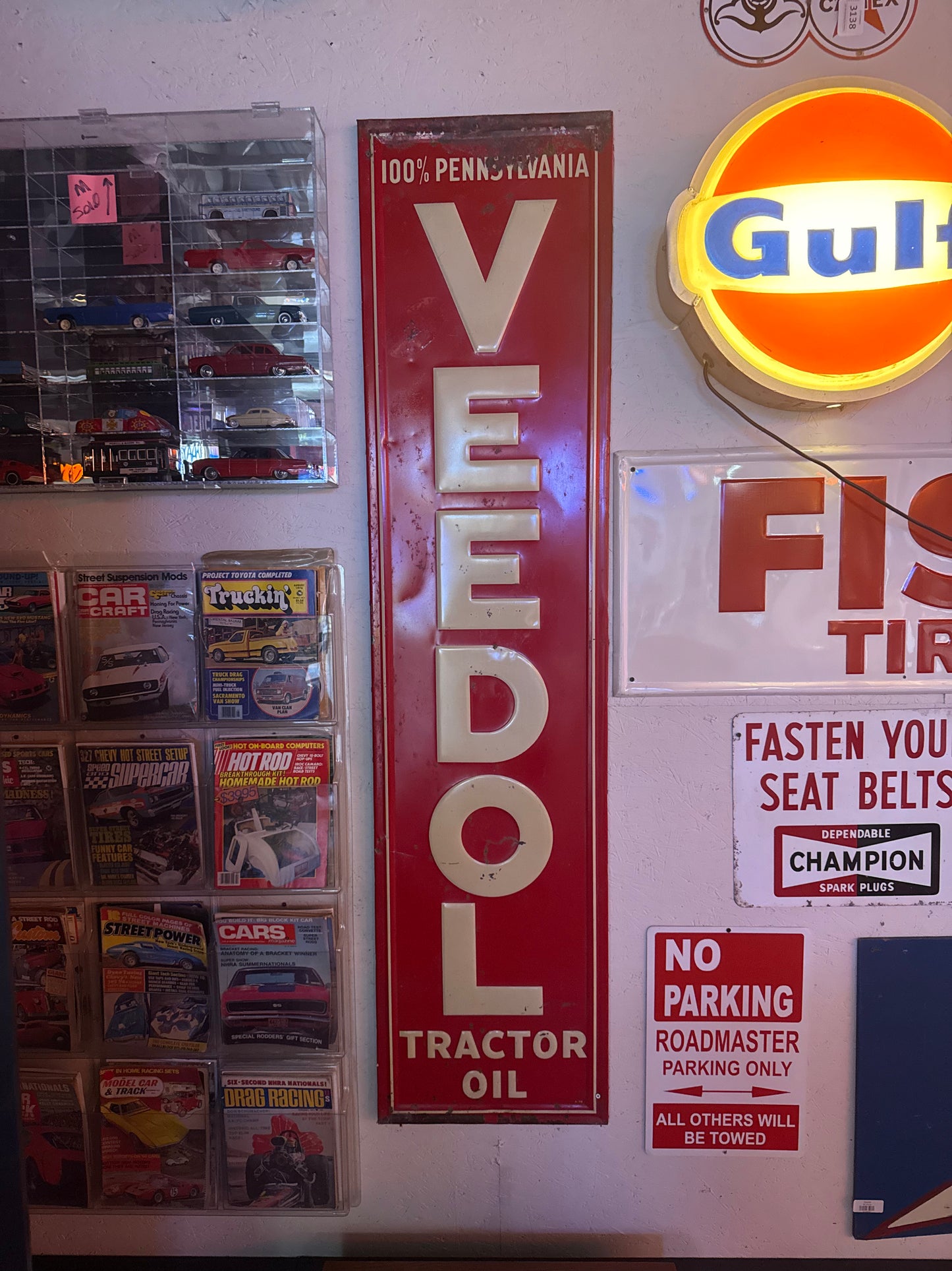 Veedol Tractor Oil Sign