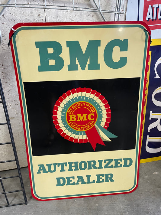 BMC-Authorized Dealer Painted Tin Sign