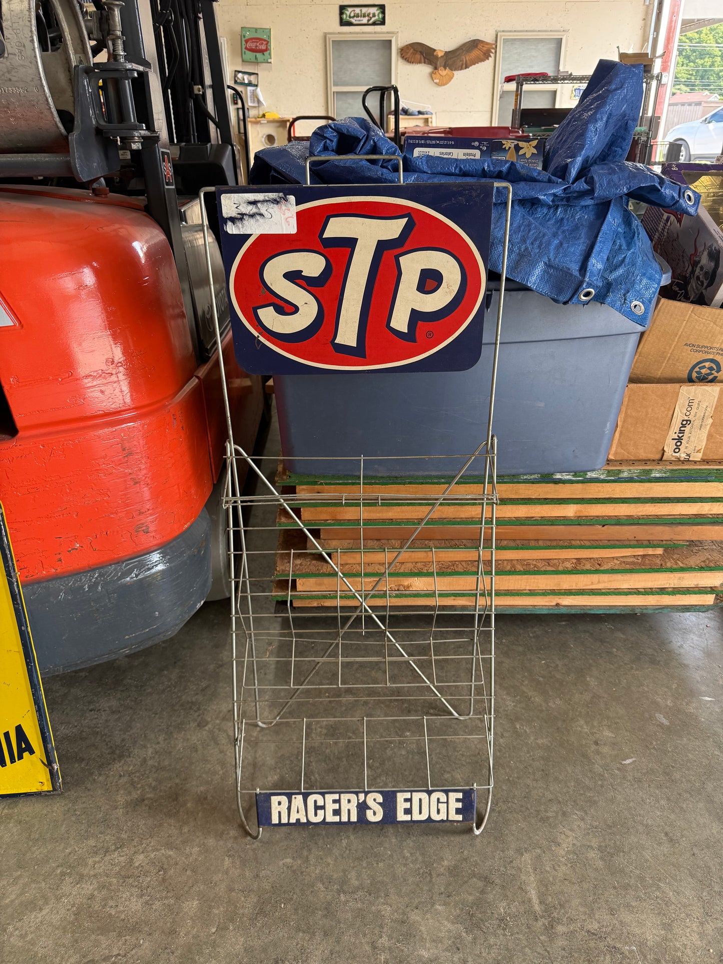STP Oil Can Rack