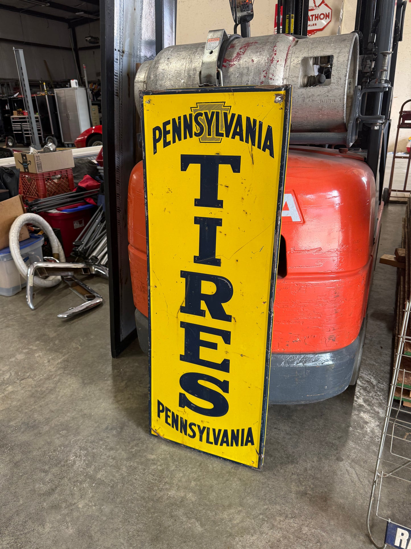 Pennsylvania Tires SS Metal Sign