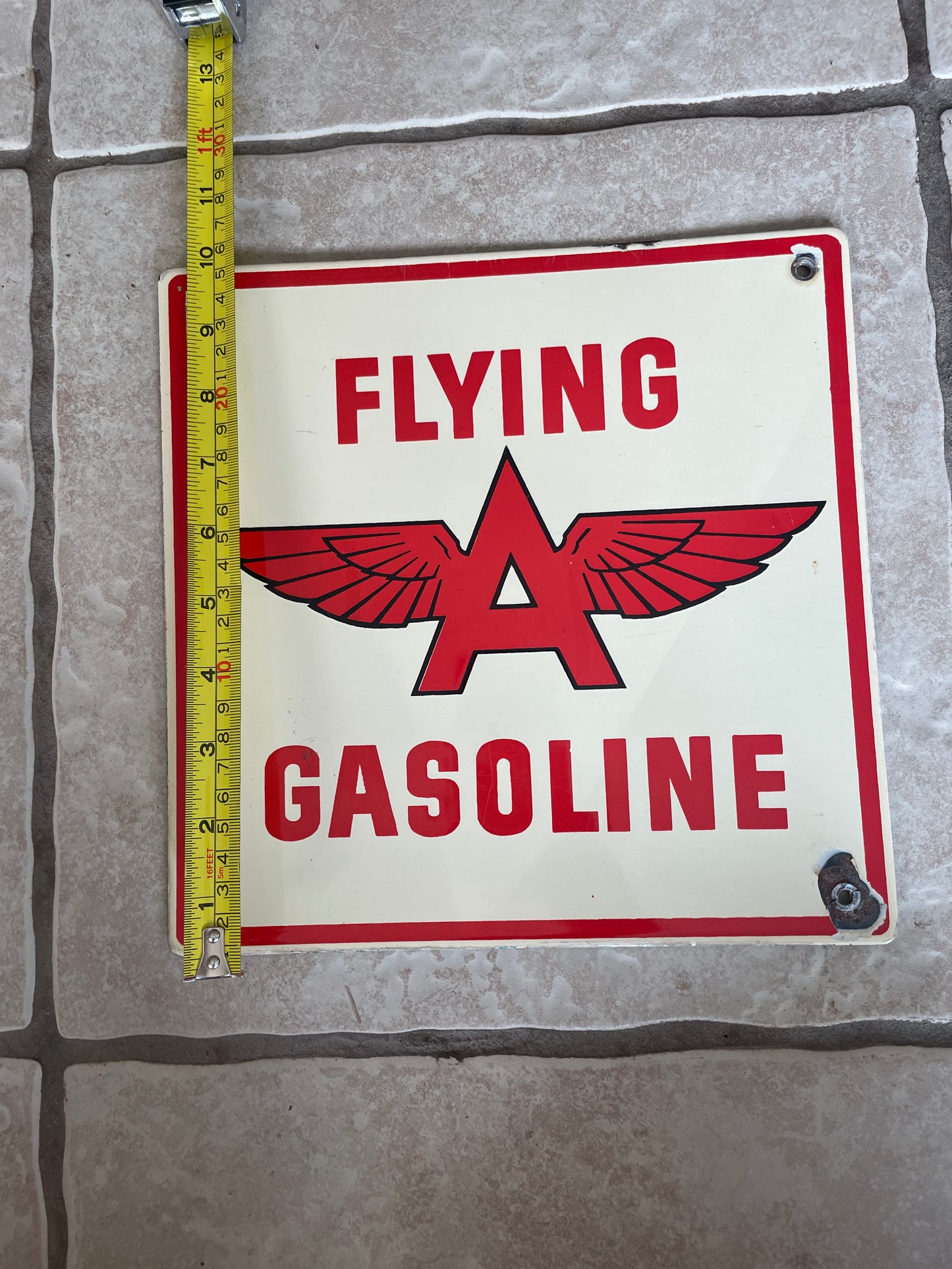 Flying A Gasoline SSP Pump Plate