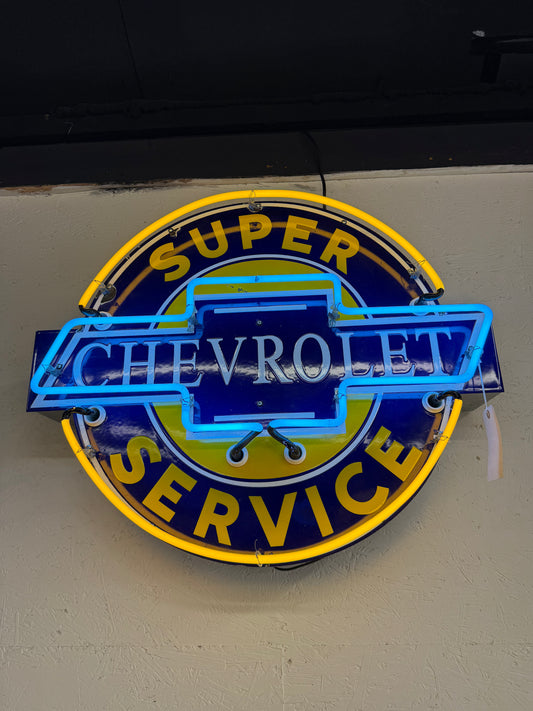 Chevrolet Super Service Neon Sign