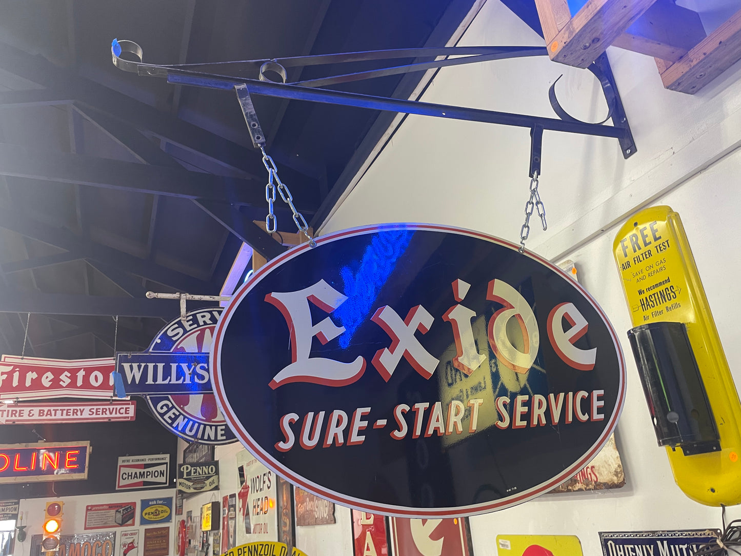 Exide Sure-Start Service DST Sign