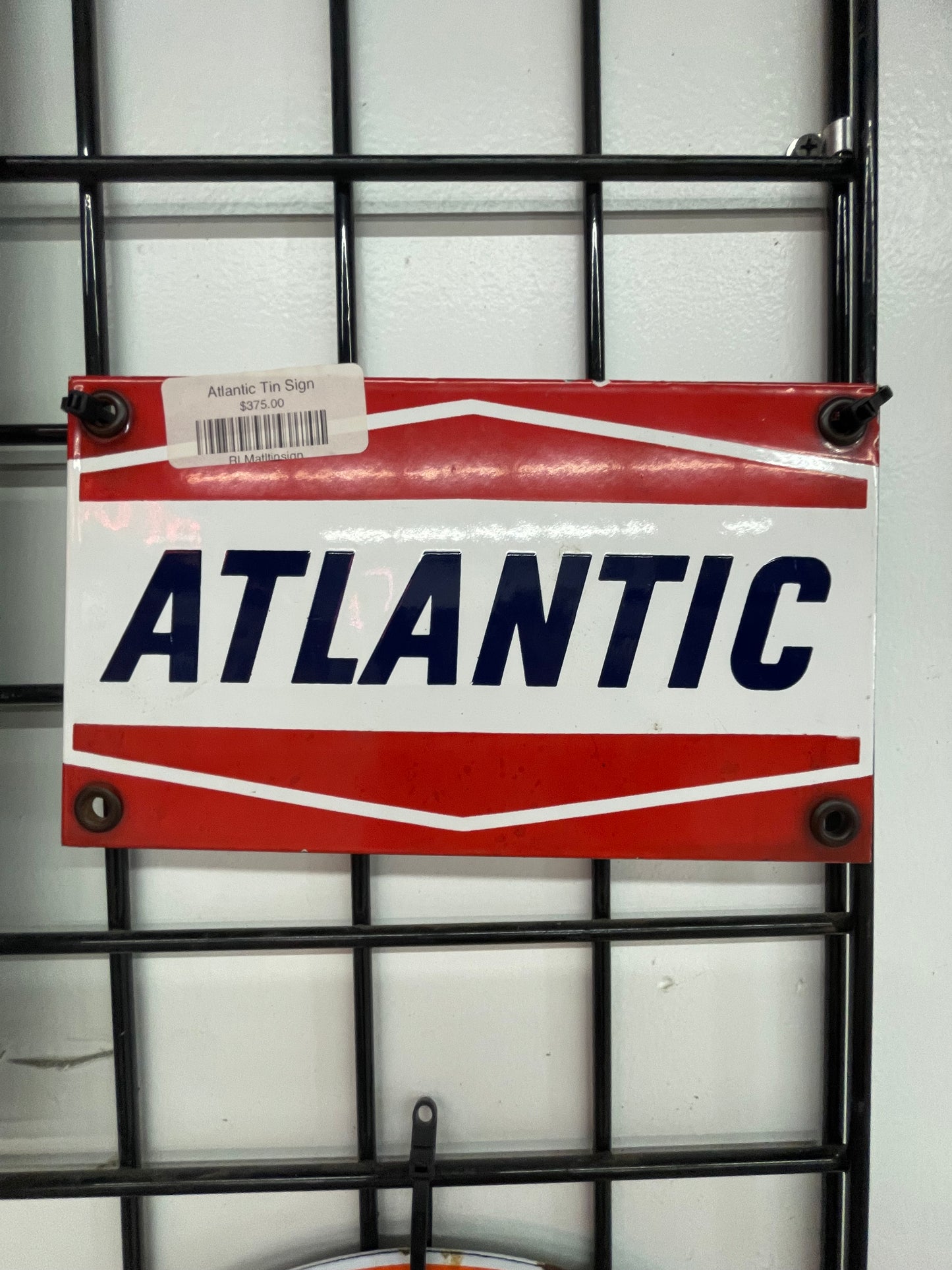 Atlantic Tin Sign