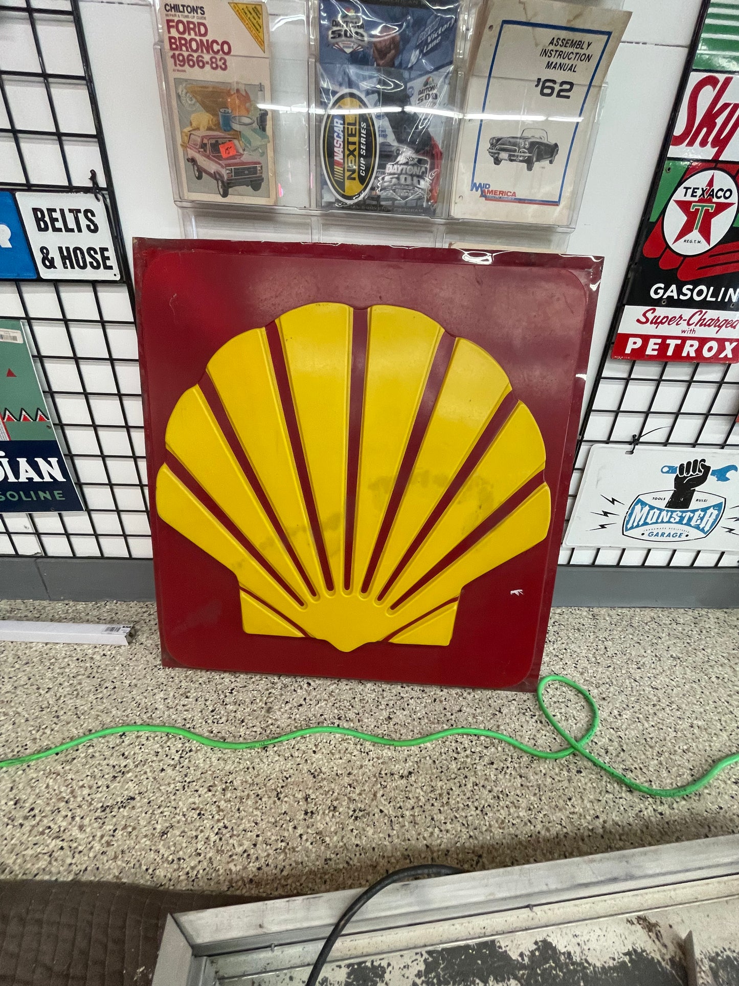 Shell lighted Sign