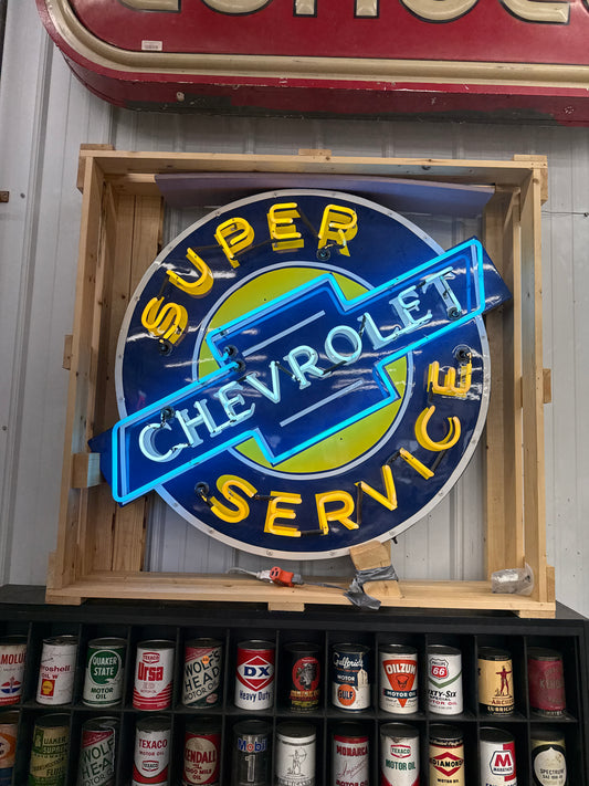Super Chevy Neon Sign
