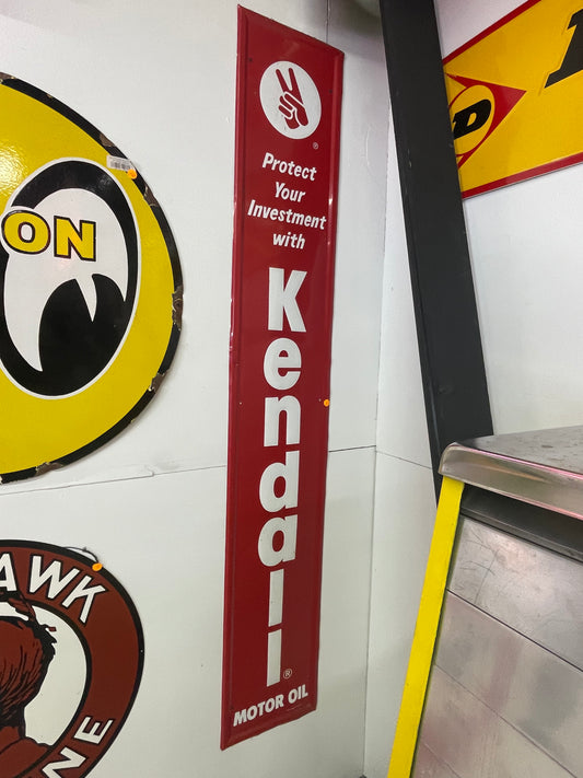 Kendall Motor Oil Vertical Sign