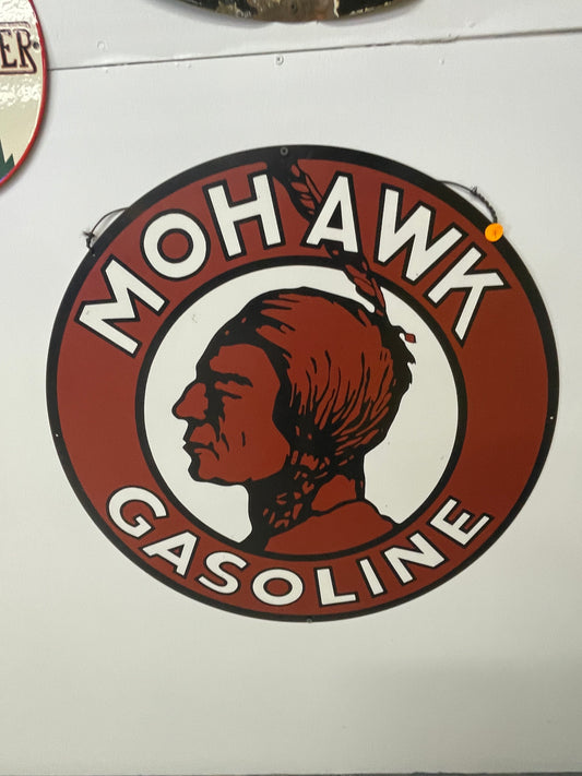 Mohawk Gasoline SS Sign