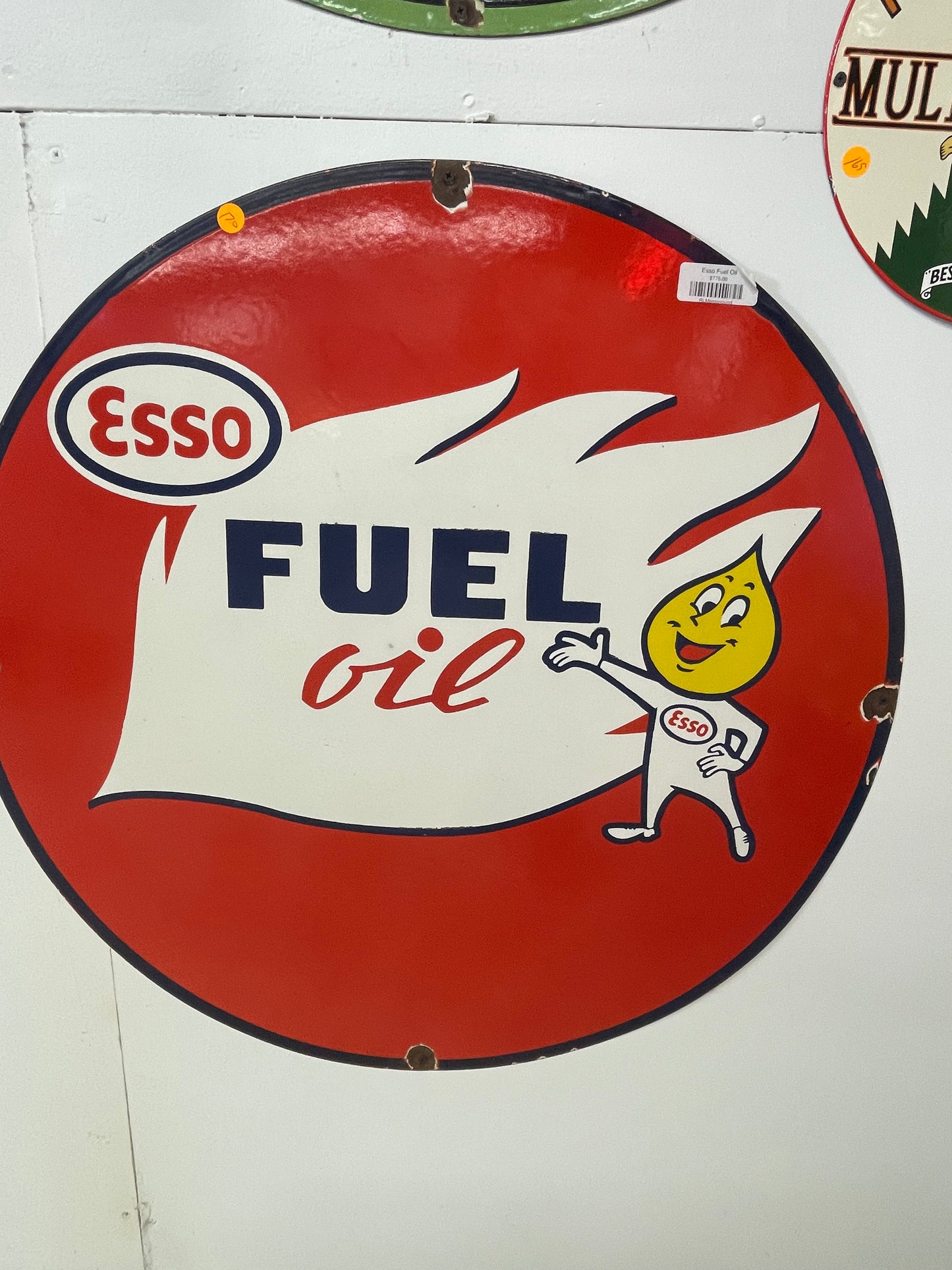 Esso Fuel Oil 30" Round SSP