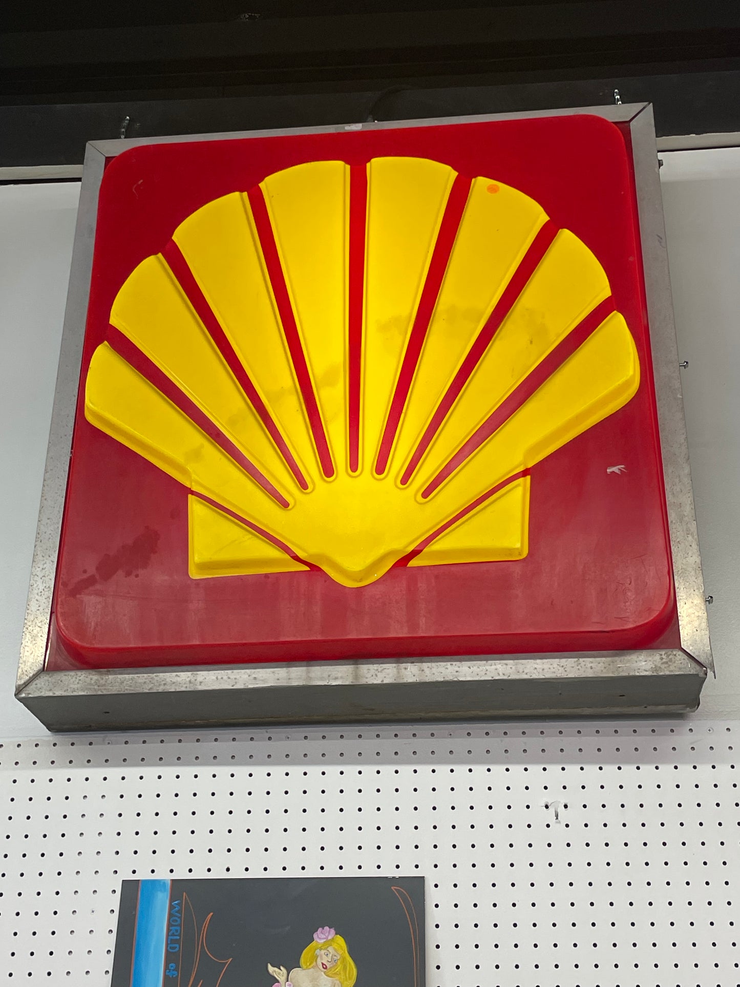 Shell lighted Sign