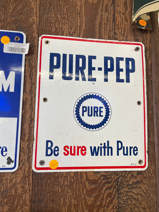 Pure Pep White Pump PLate