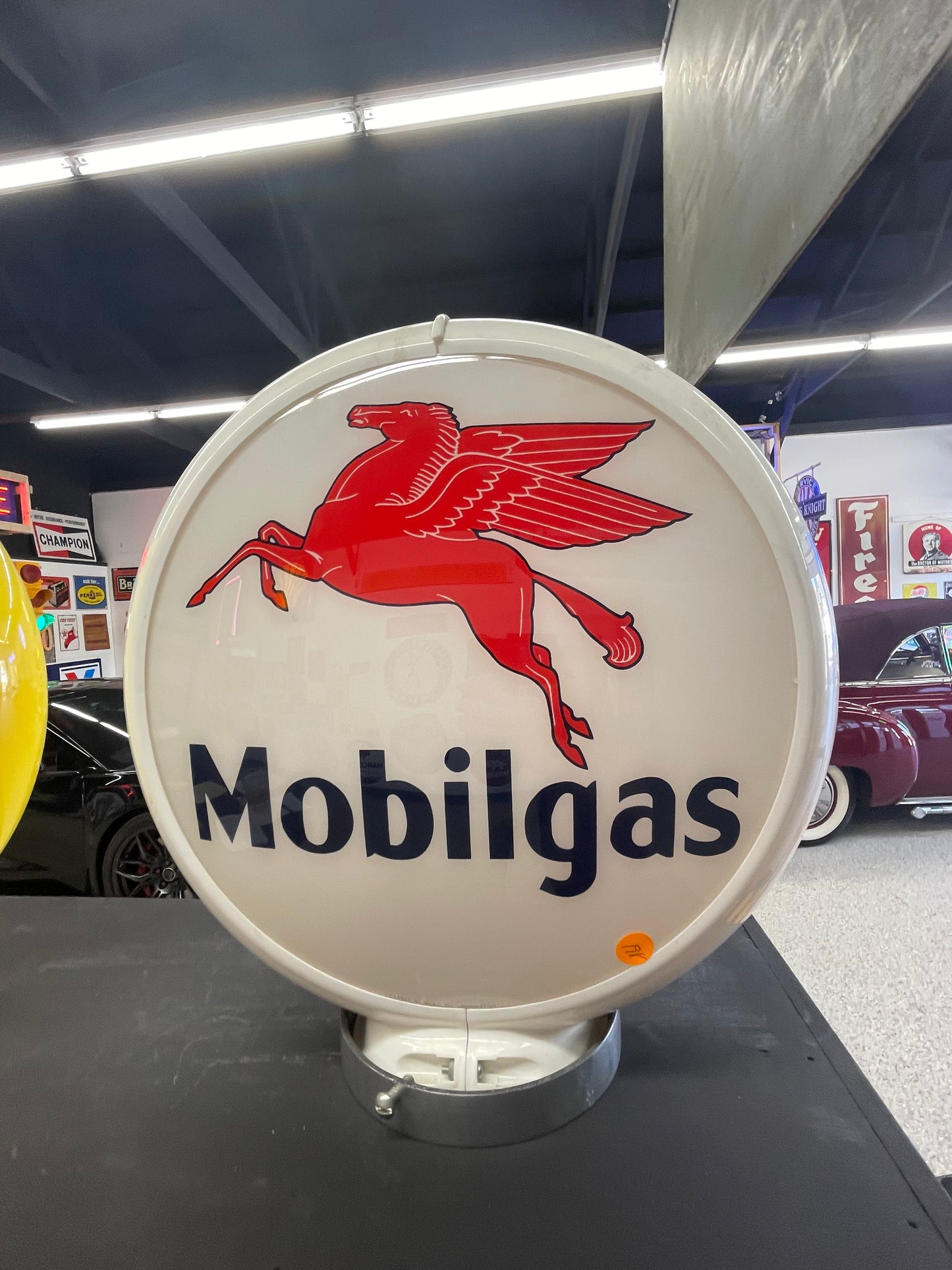 Mobilgas Pegasus Glass Globe #1