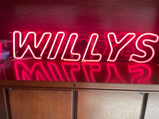 Willys Custom Neon Sign