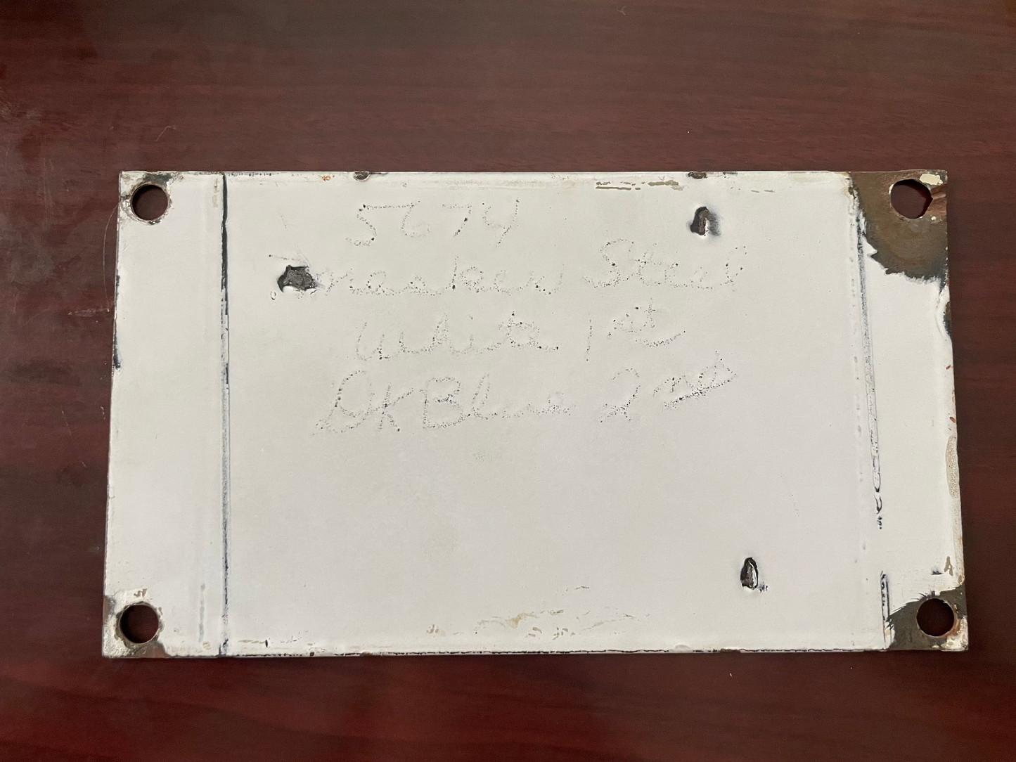 Geo Mesker Steel SSP Sign