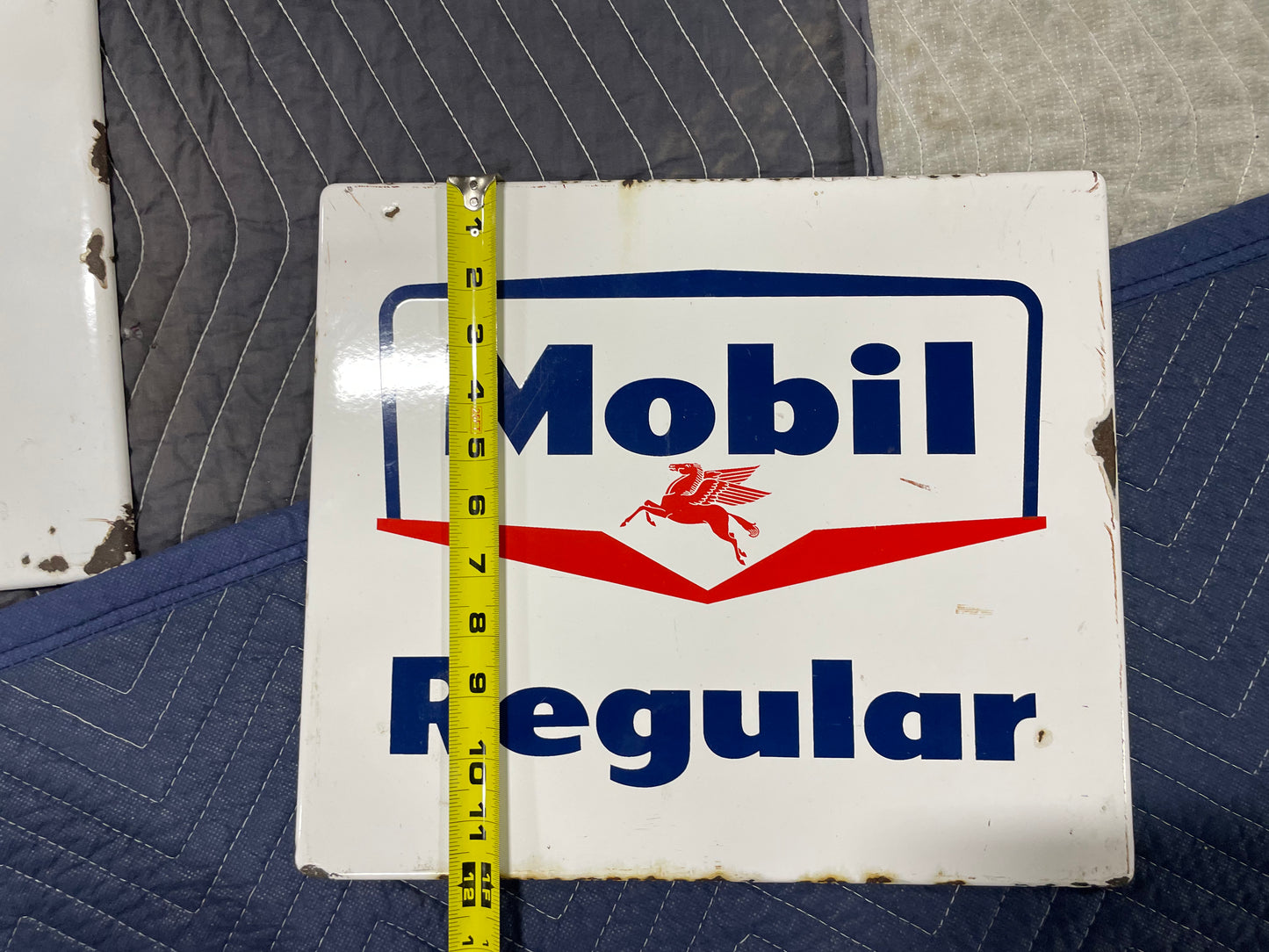 Mobil Regular SSP Gas Pump Sign