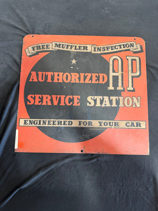 Authorized AP Service Station Sign