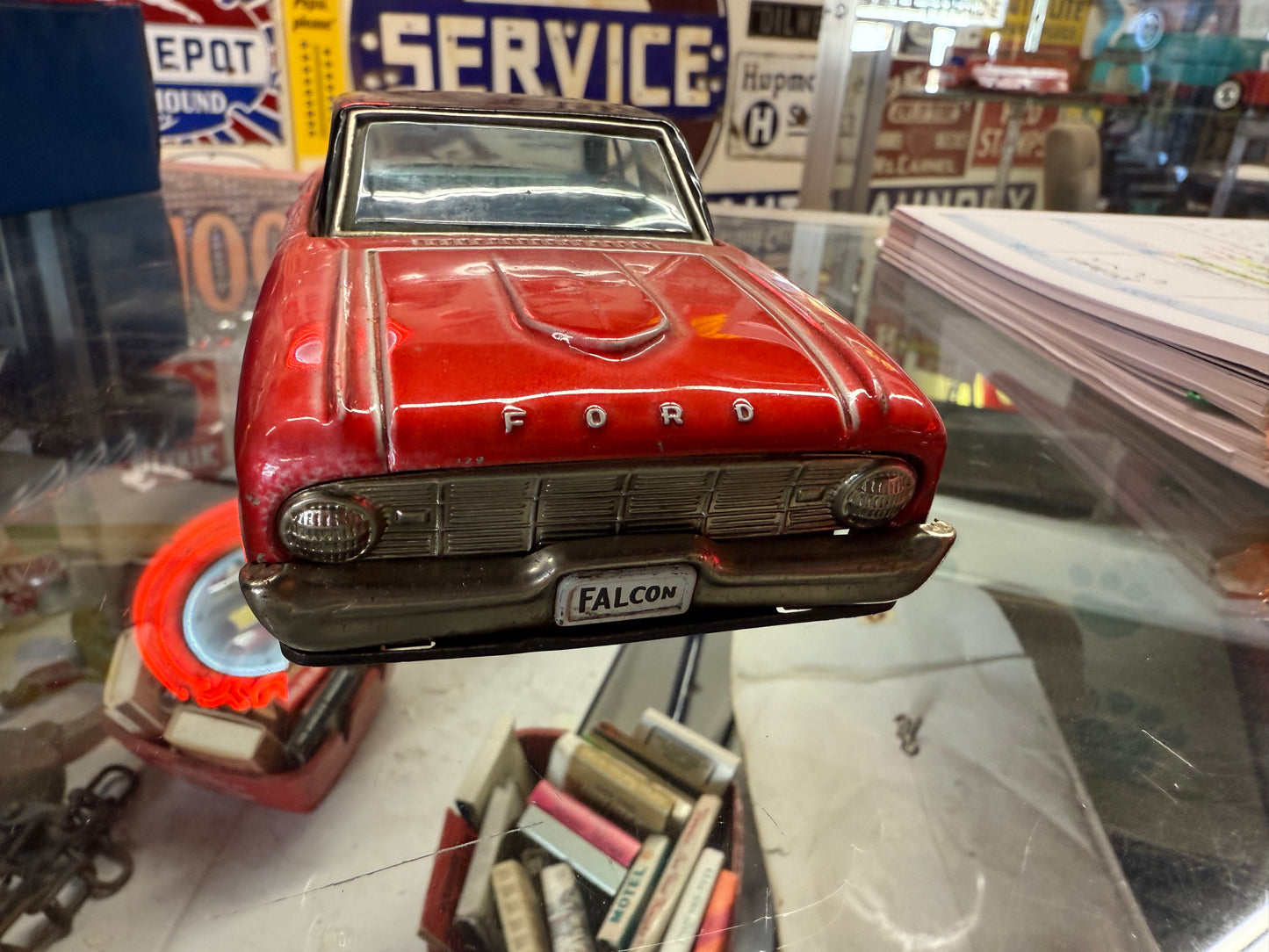 Falcon Toy Car - Red with Black Top