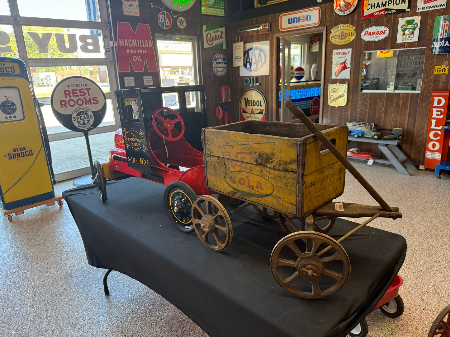 Garton 1960s Casey Jones Restored Train Pedal Car