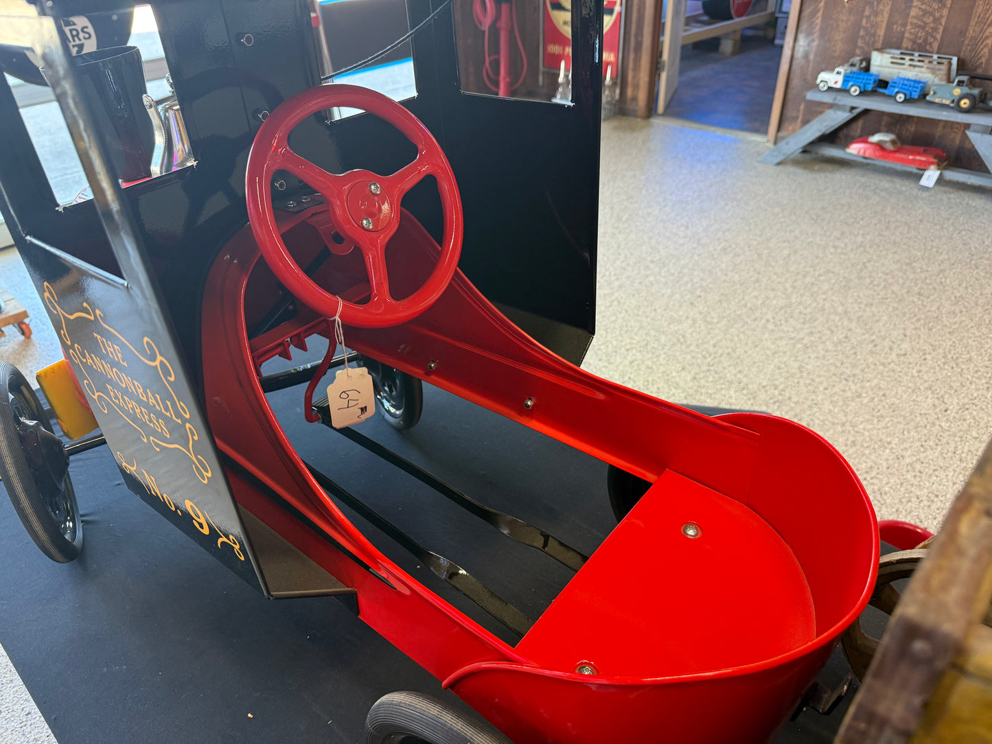 Garton 1960s Casey Jones Restored Train Pedal Car