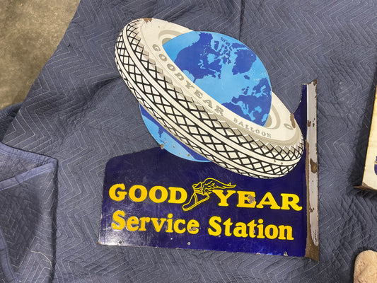 Good Year Service Station DSP Flange Sign