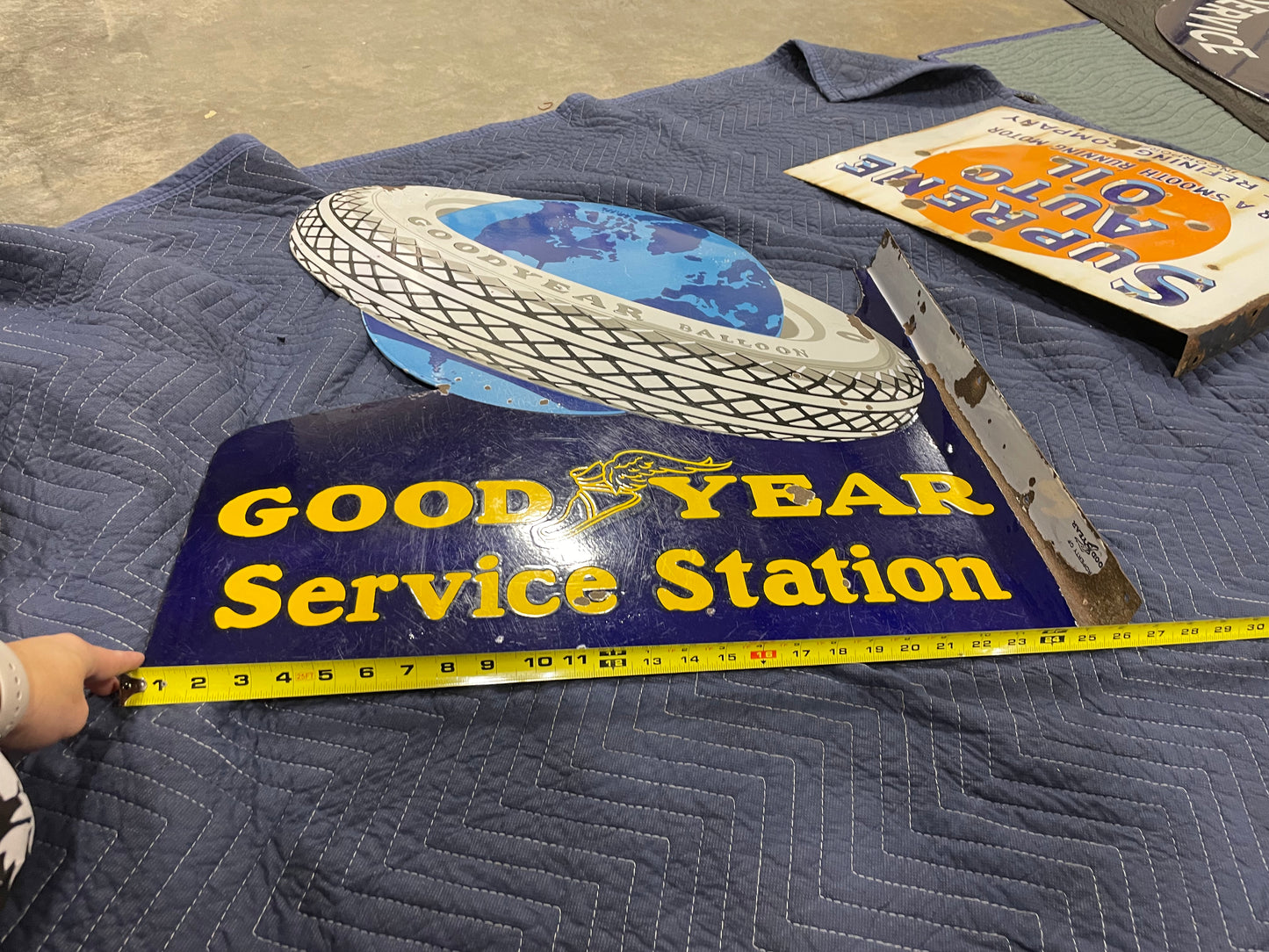 Good Year Service Station DSP Flange Sign