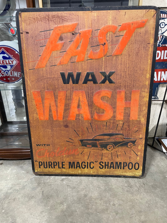 Fast Wax Sign