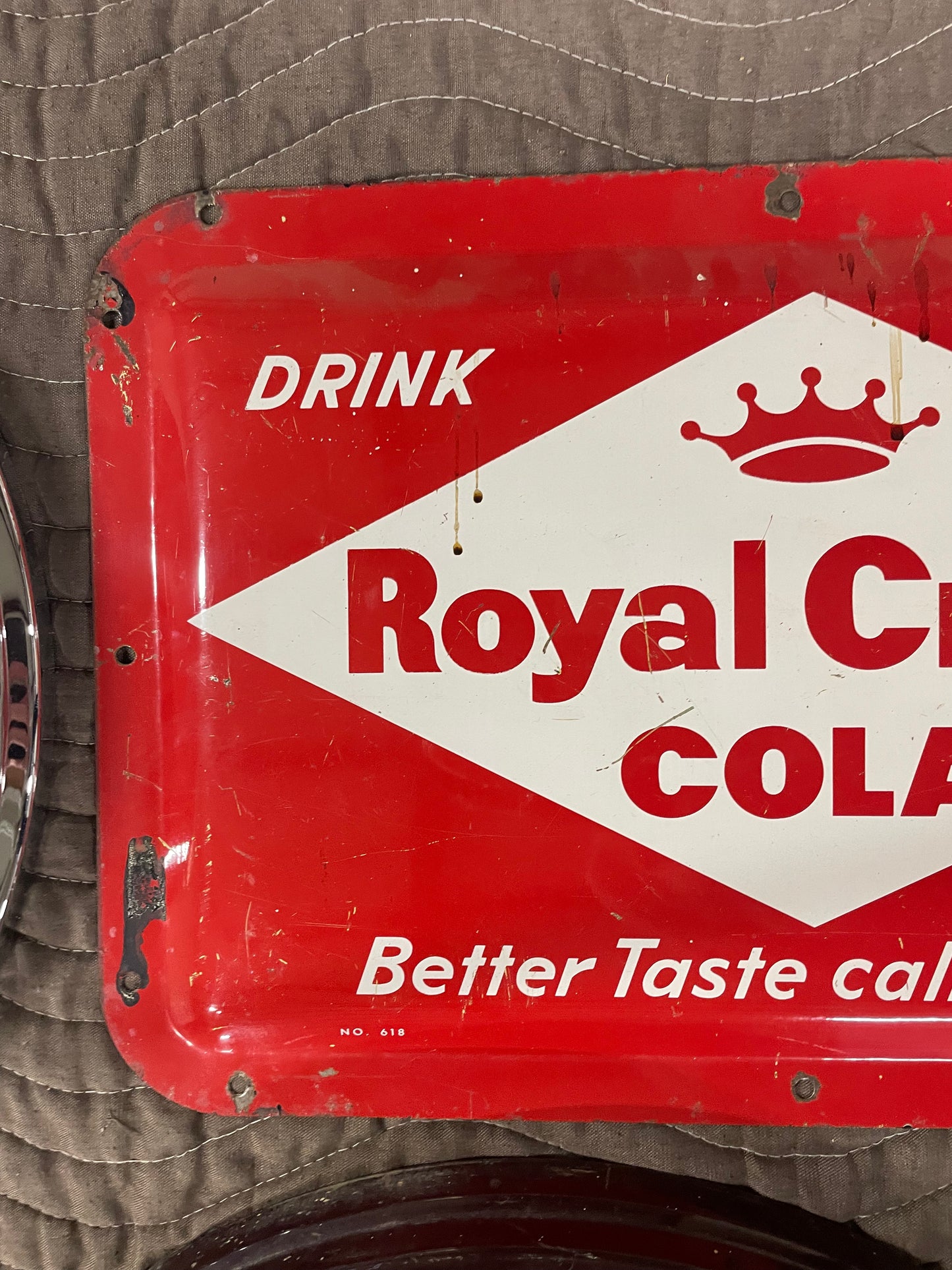 Drink Royal Crown Cola SSP Sign