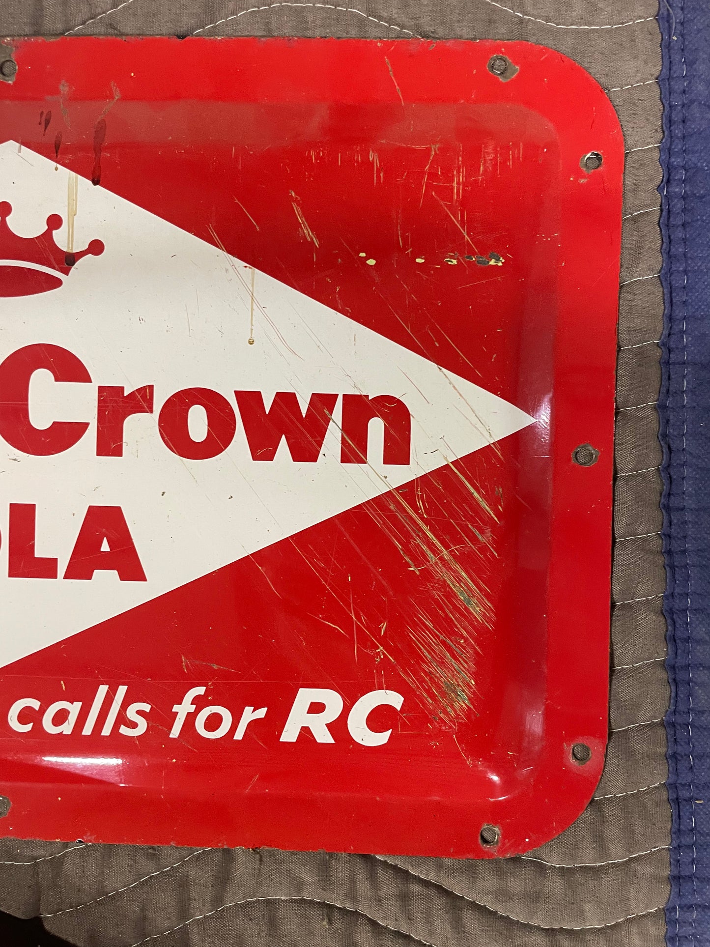 Drink Royal Crown Cola SSP Sign