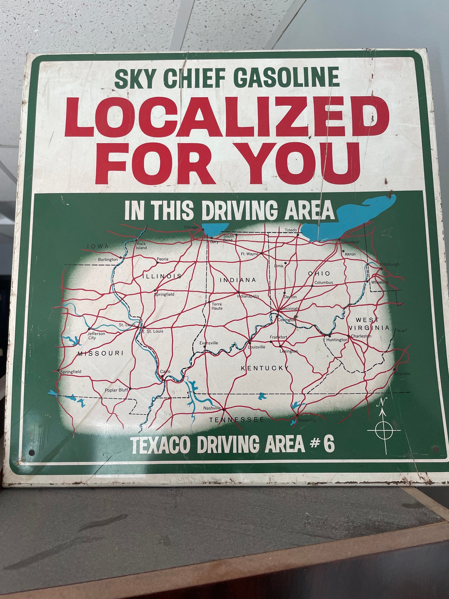 Sky Chief Gasoline Maps tent