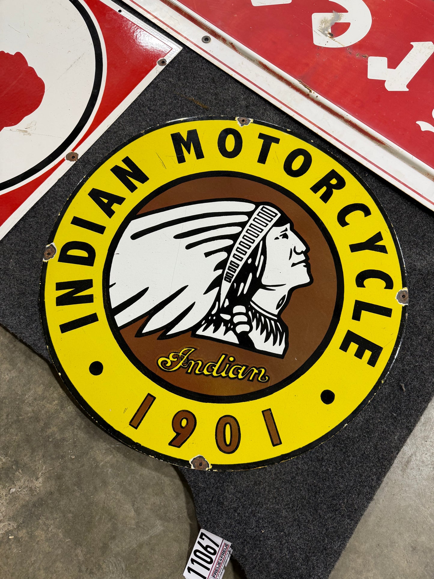 Indian Motorcycle 1901 SSP Sign