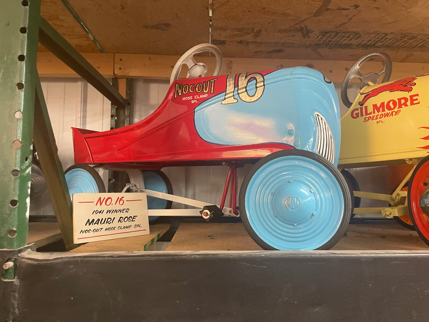 Racer Pedal Car (3) Blue/Red #16
