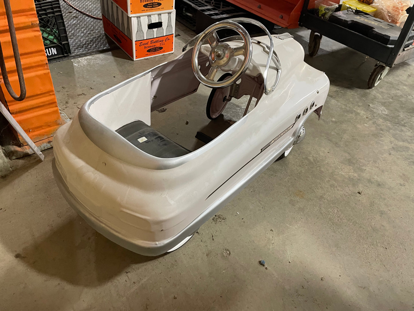 Super Sport Pink Pedal Car