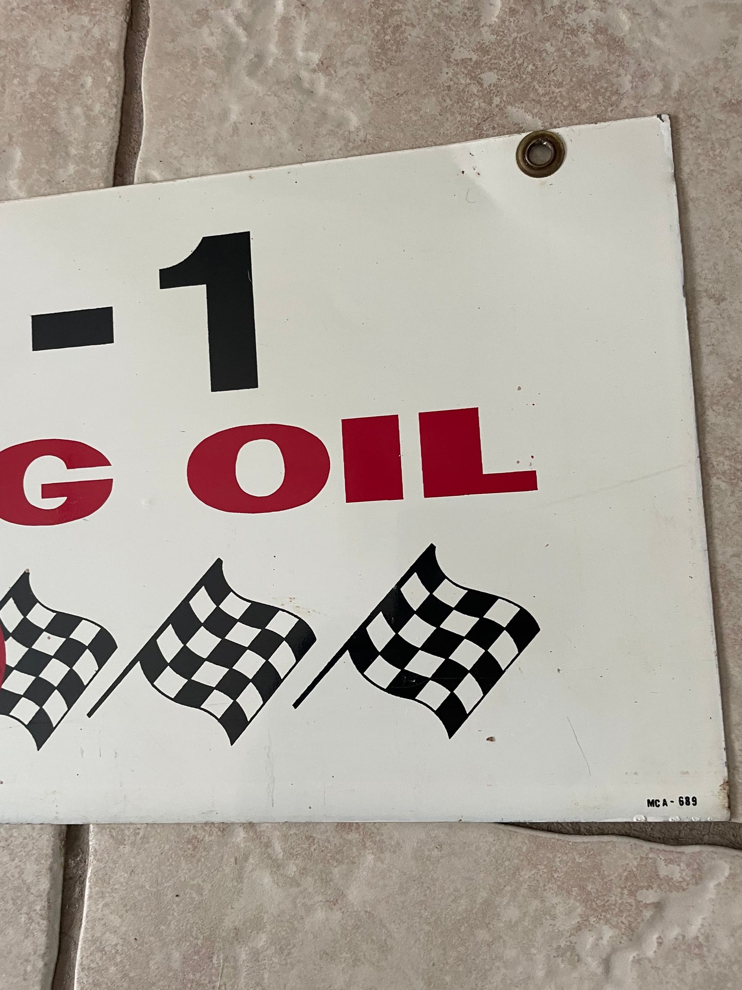Kendall Motor Oils GT-1 Racing Oil Sign