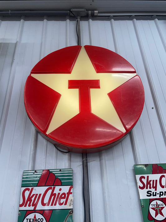 Texaco Light Up Sign - Older